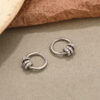 Luxury Silver Hoop Earrings