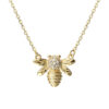 Bee pendant necklace