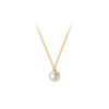 minimalist pearl necklace