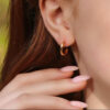 circle earrings