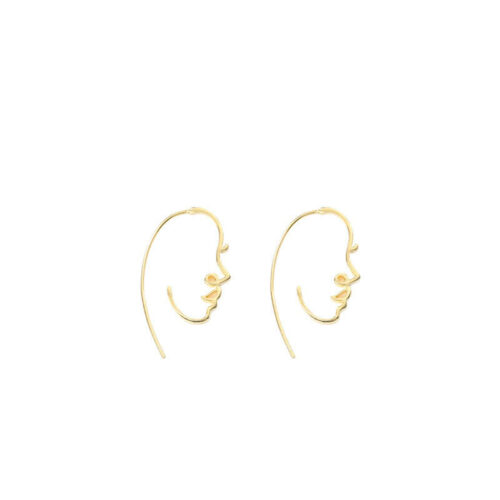 face earrings